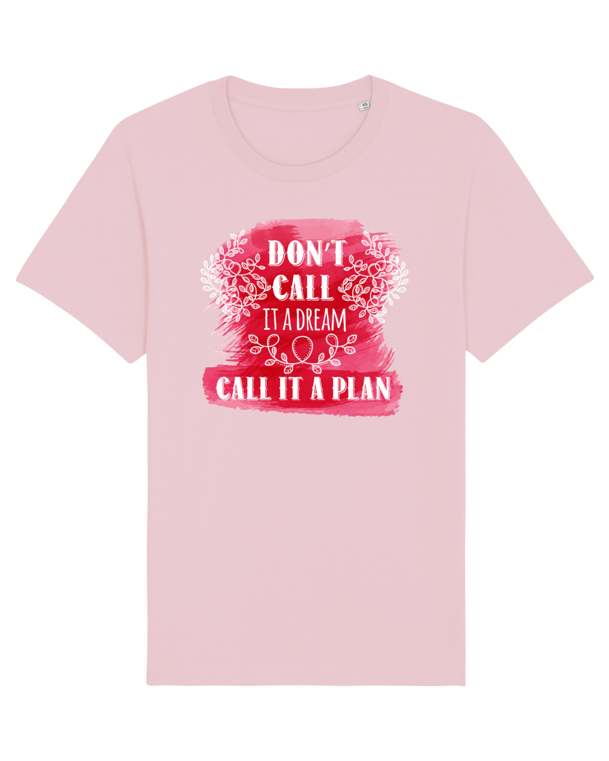 Tricou mânecă scurtă Unisex Rocker Cotton Pink