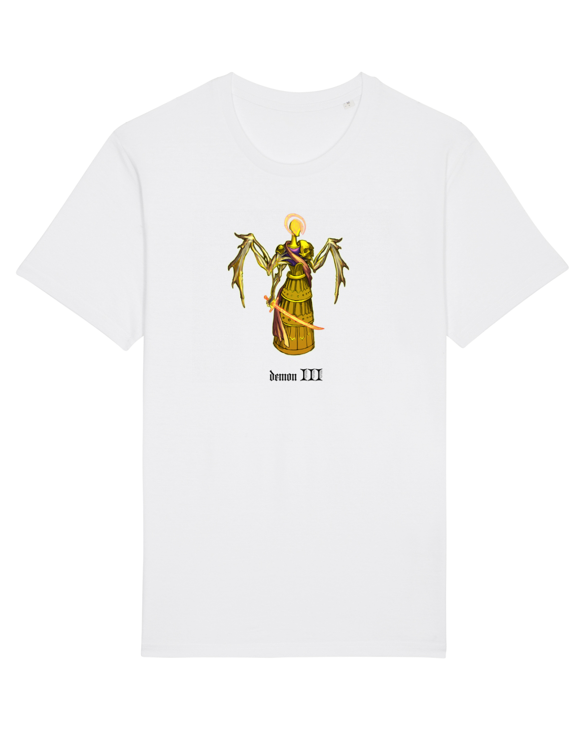 Tricou mânecă scurtă Unisex Rocker White