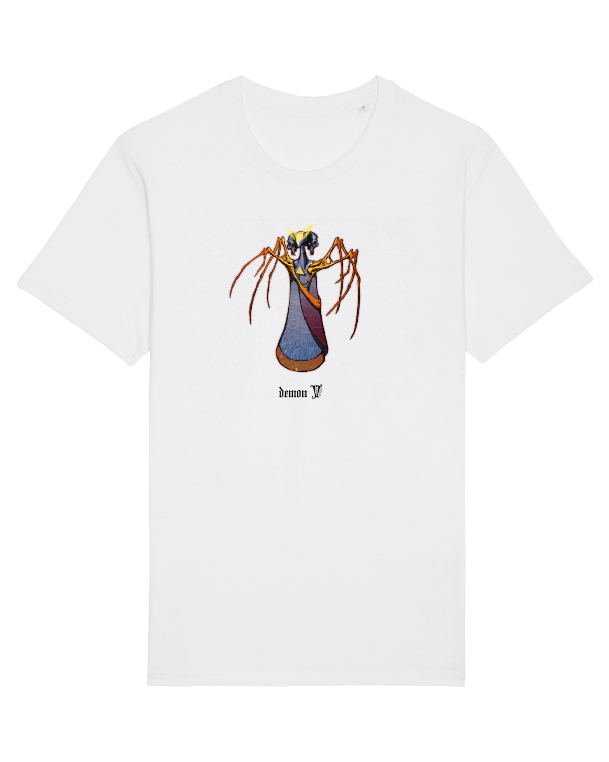 Tricou mânecă scurtă Unisex Rocker White