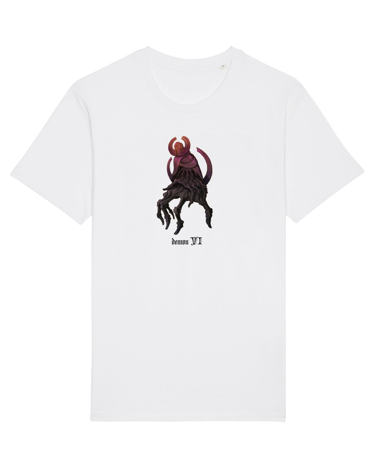 Tricou mânecă scurtă Unisex Rocker White