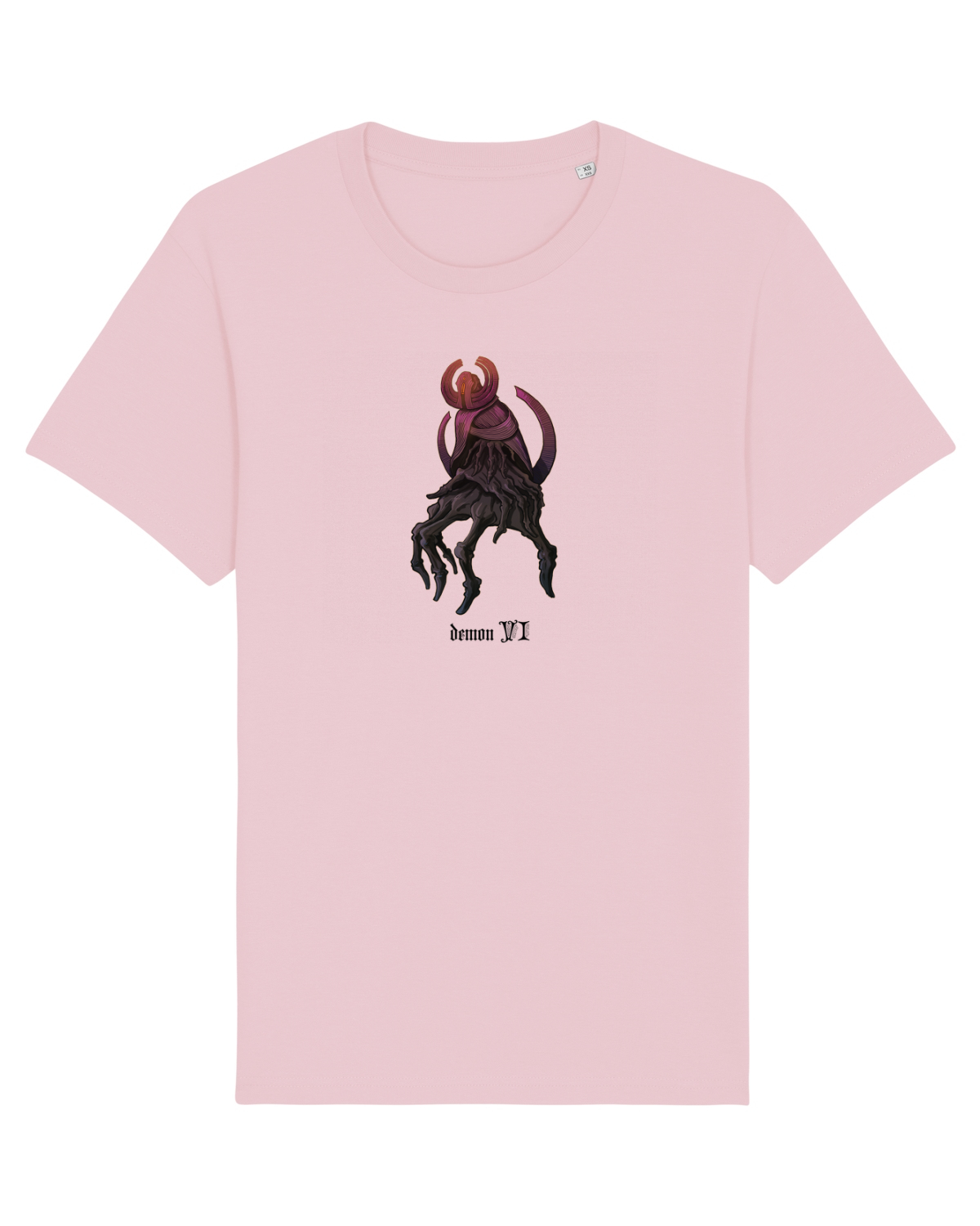 Tricou mânecă scurtă Unisex Rocker Cotton Pink