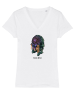 Demon VII Tricou mânecă scurtă guler V Damă Evoker