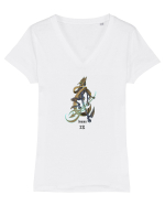 Demon IX Tricou mânecă scurtă guler V Damă Evoker