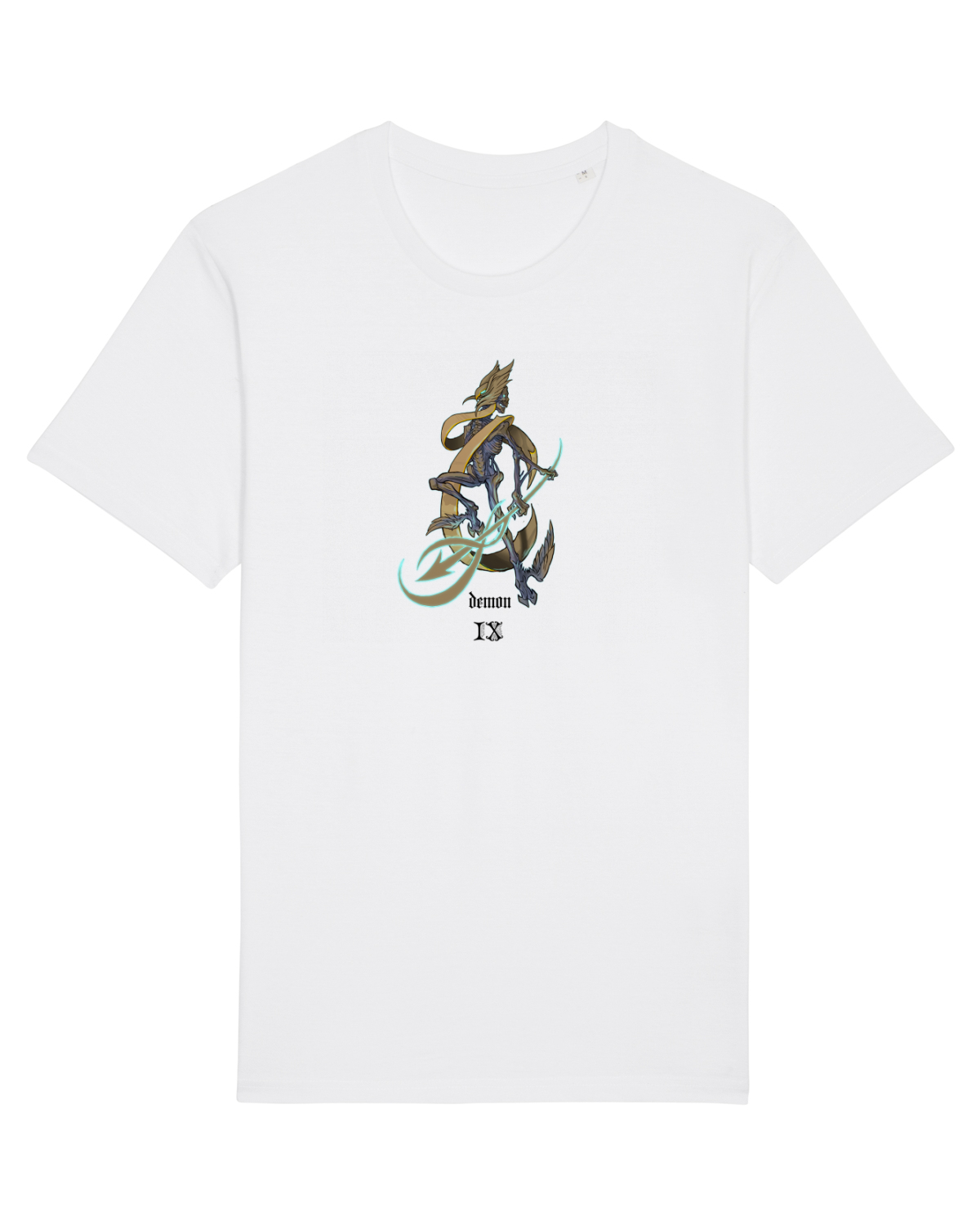 Tricou mânecă scurtă Unisex Rocker White