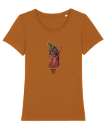 Demon XI Tricou mânecă scurtă guler larg fitted Damă Expresser