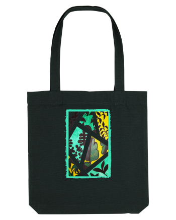 Tablou Abstract cu frunze Black