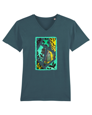 Tablou Abstract cu frunze Stargazer