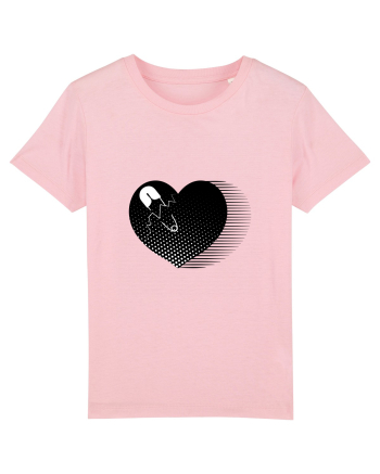 Inima neagra Cotton Pink