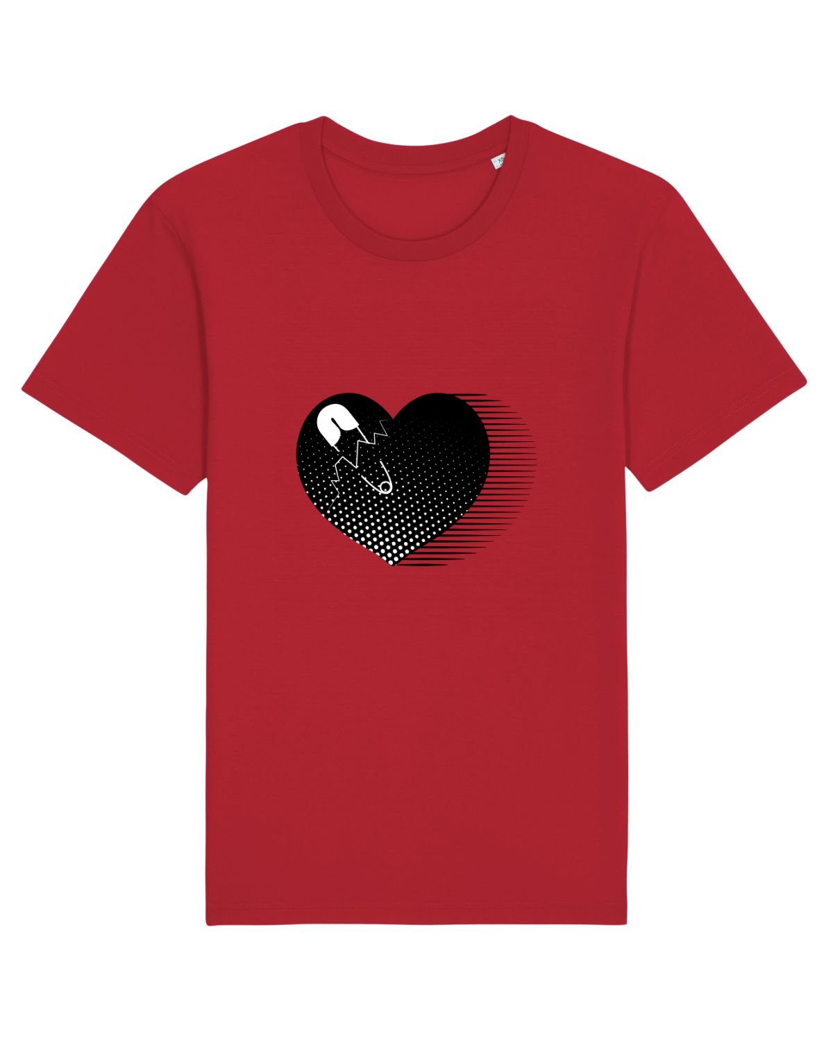 Tricou mânecă scurtă Unisex Rocker Red
