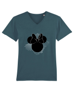Minnie cu fundita Tricou mânecă scurtă guler V Bărbat Presenter