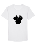 Minnie cu fundita Tricou mânecă scurtă guler larg Bărbat Skater