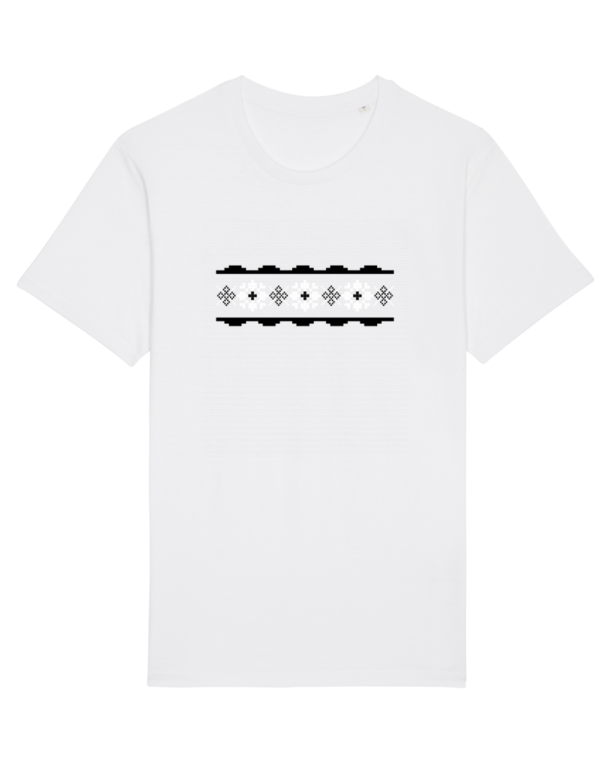 Tricou mânecă scurtă Unisex Rocker White