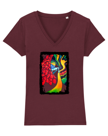 Tablou Abstract Burgundy