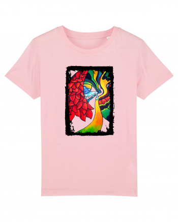 Tablou Abstract Cotton Pink