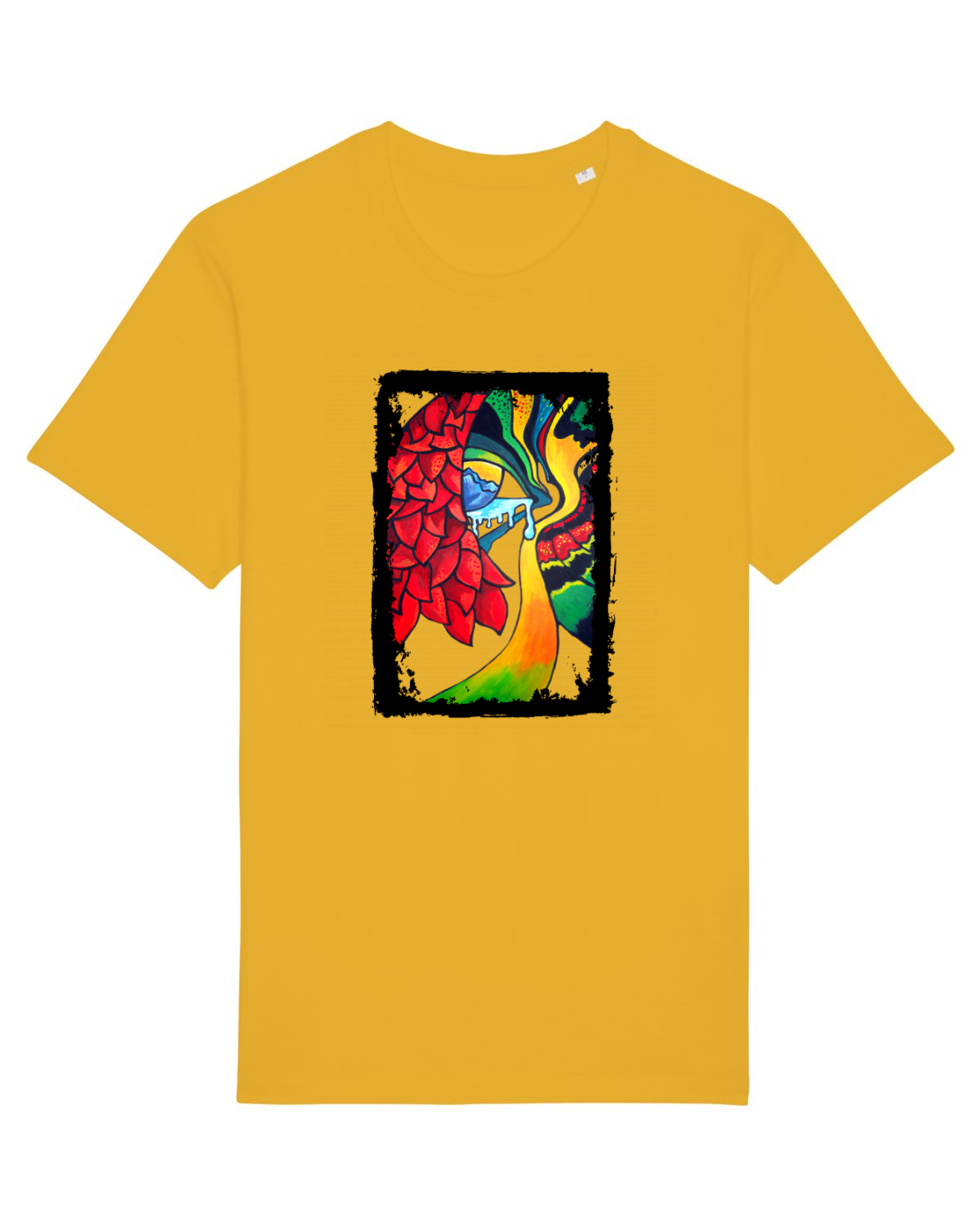 Tricou mânecă scurtă Unisex Rocker Spectra Yellow