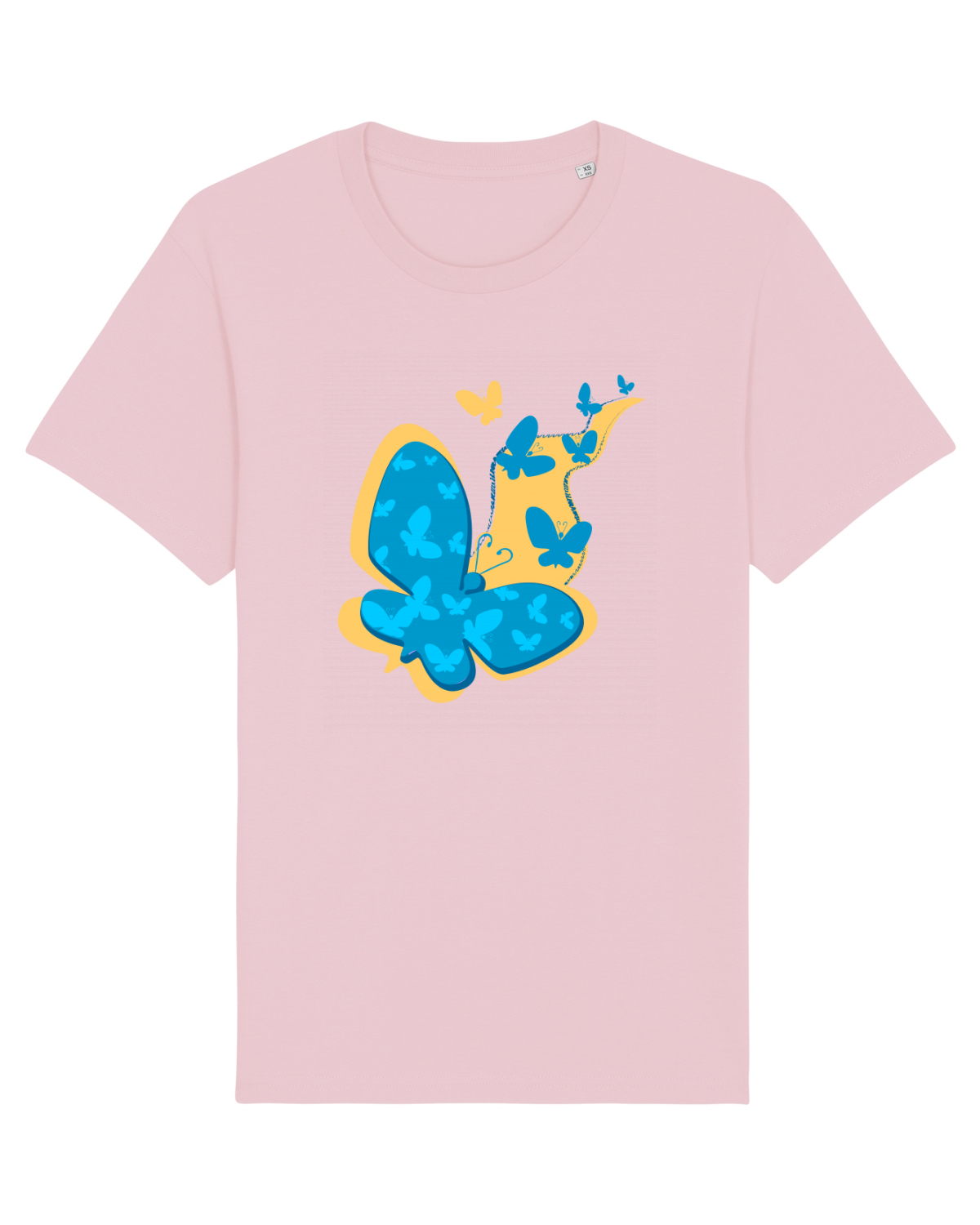 Tricou mânecă scurtă Unisex Rocker Cotton Pink