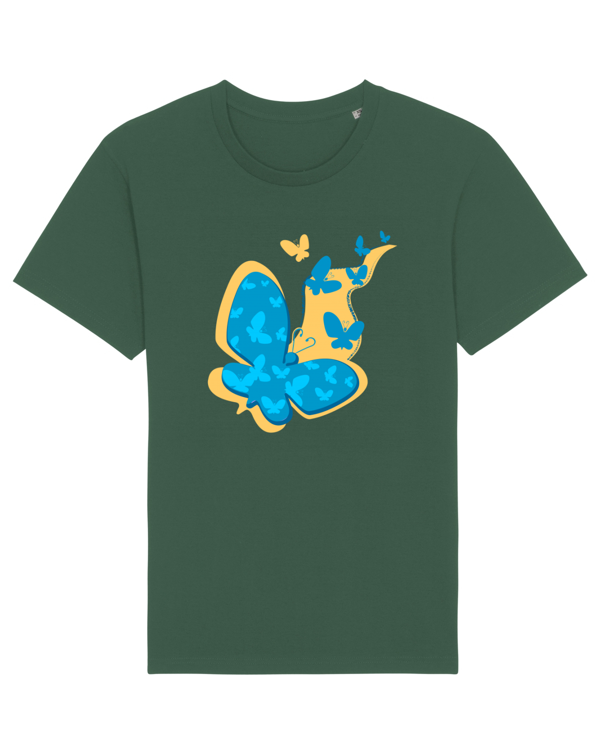 Tricou mânecă scurtă Unisex Rocker Bottle Green