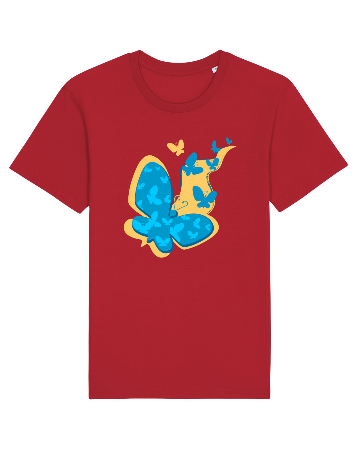 Tricou mânecă scurtă Unisex Rocker Red