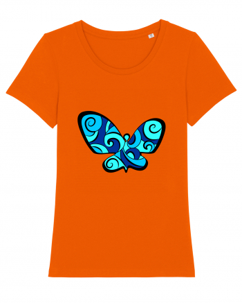 Fluture albastru Bright Orange