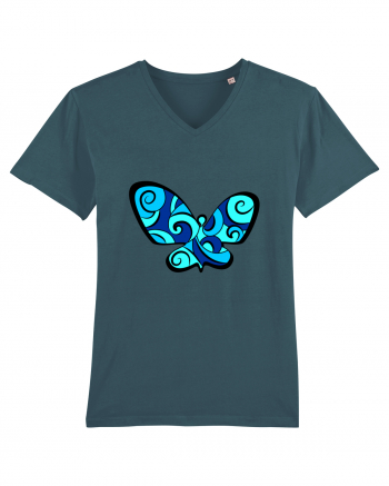 Fluture albastru Stargazer