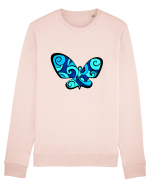 Fluture albastru Bluză mânecă lungă Unisex Rise