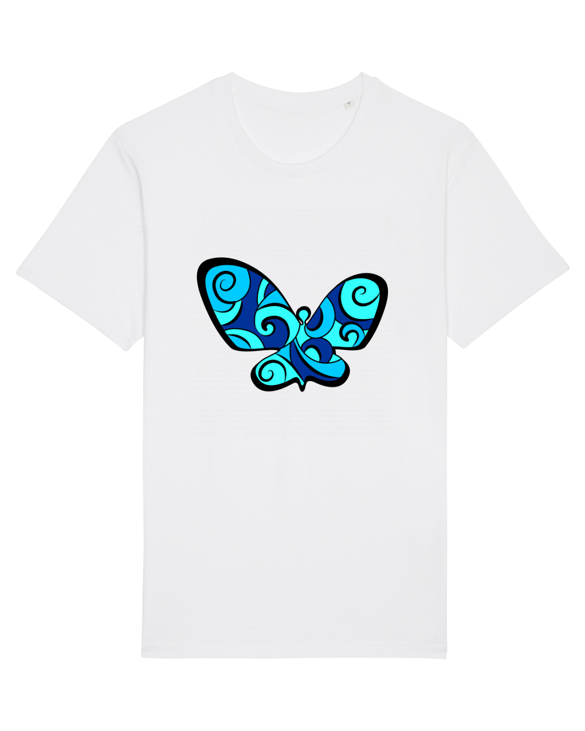 Tricou mânecă scurtă Unisex Rocker White