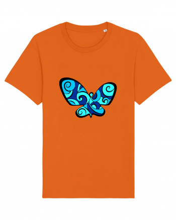 Fluture albastru Bright Orange