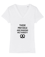 Seinfeld clasic Tricou mânecă scurtă guler V Damă Evoker