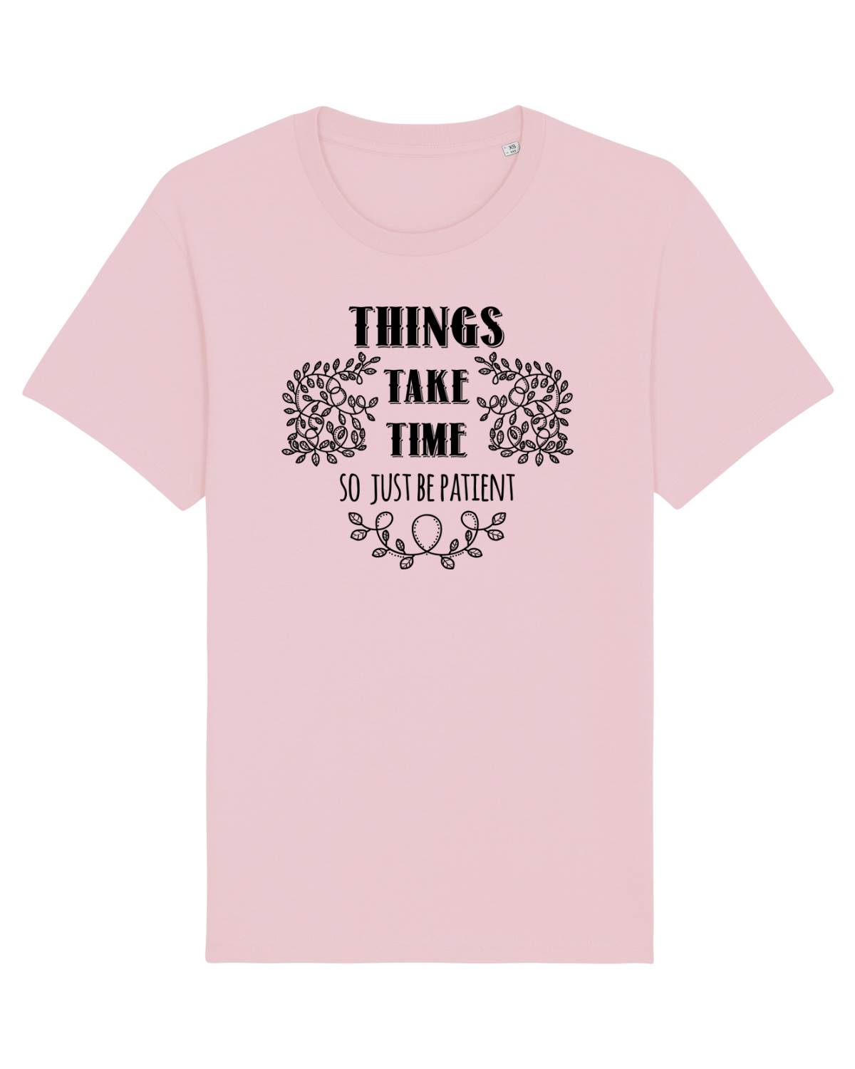 Tricou mânecă scurtă Unisex Rocker Cotton Pink