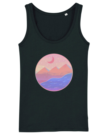 Pyramids - textured style Black
