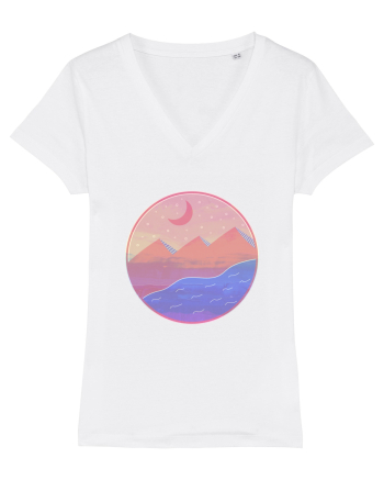 Pyramids - textured style White