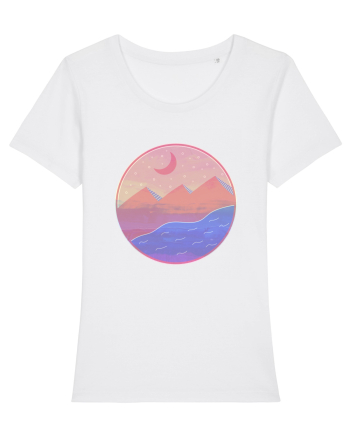 Pyramids - textured style White