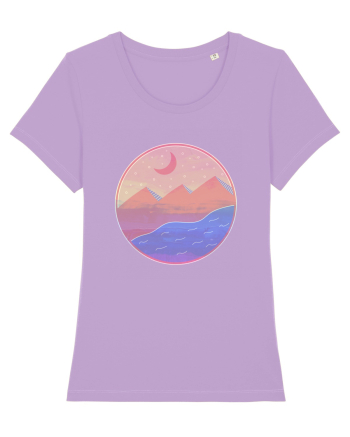 Pyramids - textured style Lavender Dawn