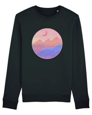 Pyramids - textured style Black