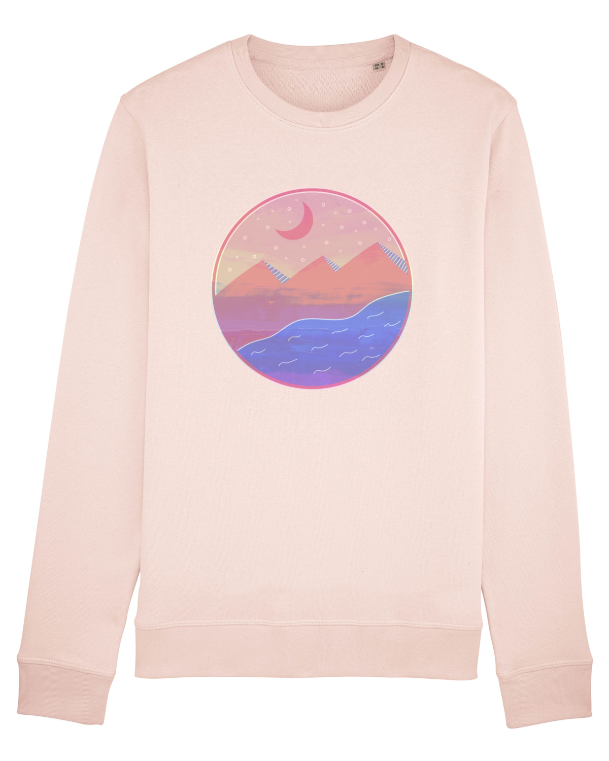 Bluză mânecă lungă Unisex Rise Candy Pink