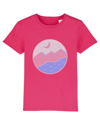 Pyramids - flat style Raspberry