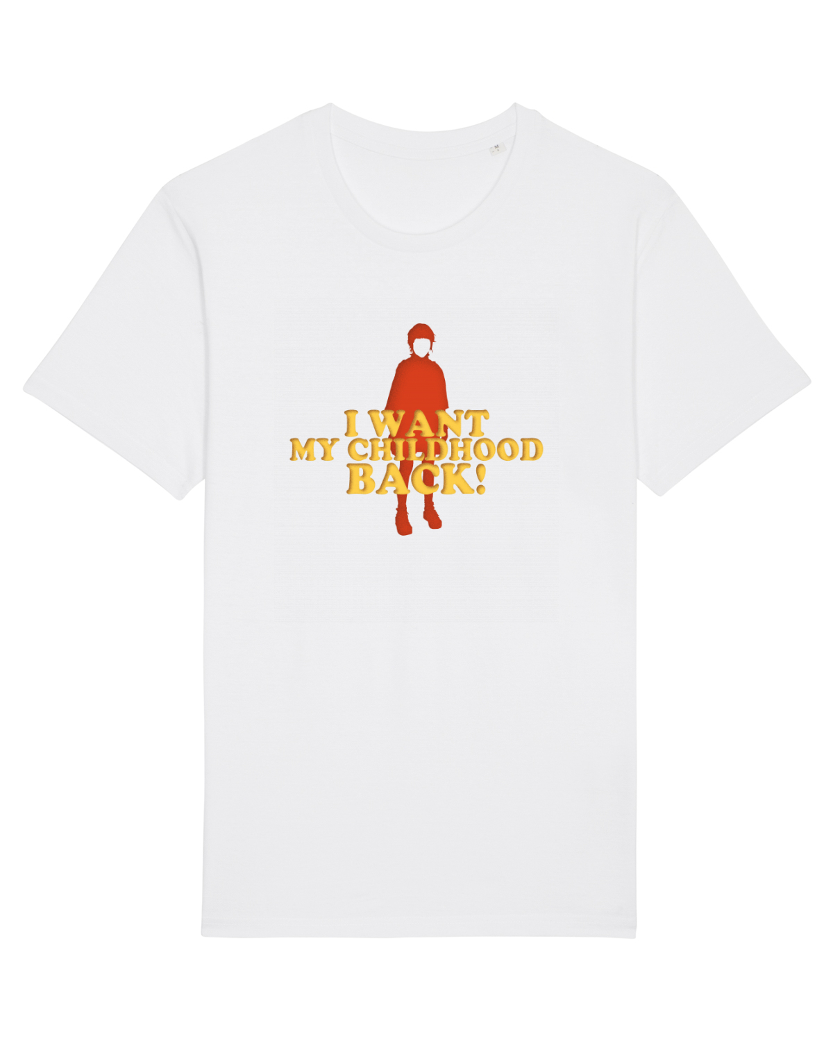 Tricou mânecă scurtă Unisex Rocker White