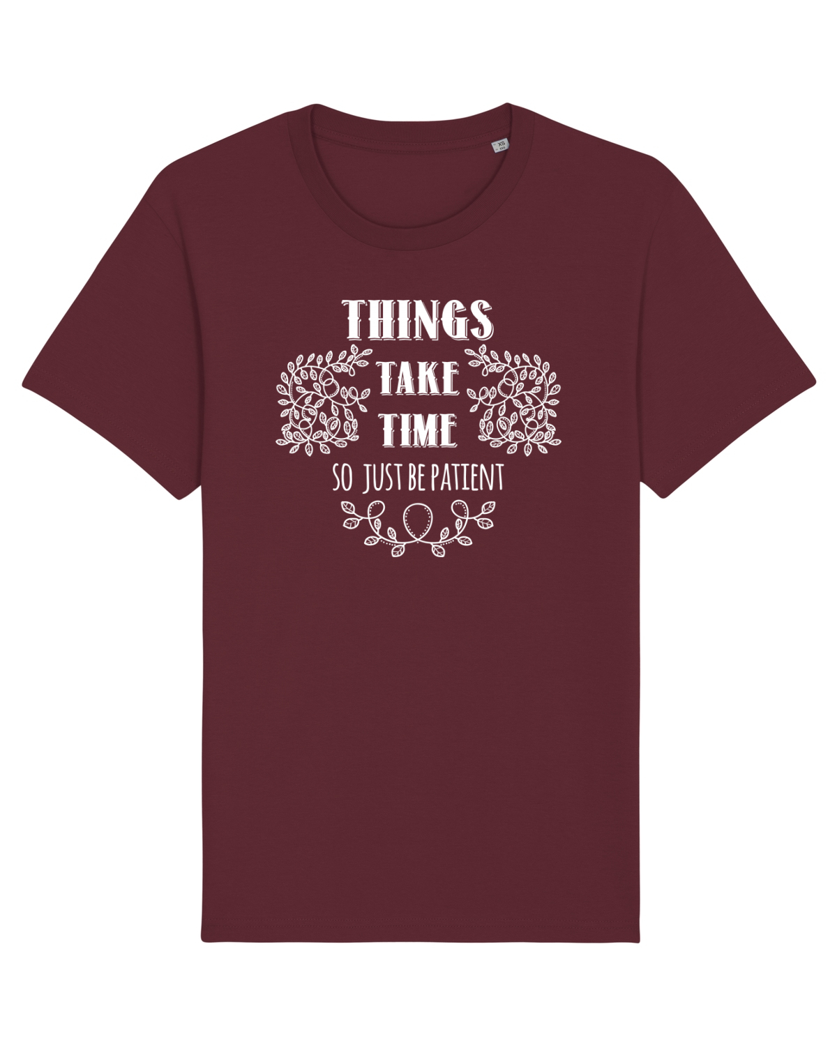 Tricou mânecă scurtă Unisex Rocker Burgundy