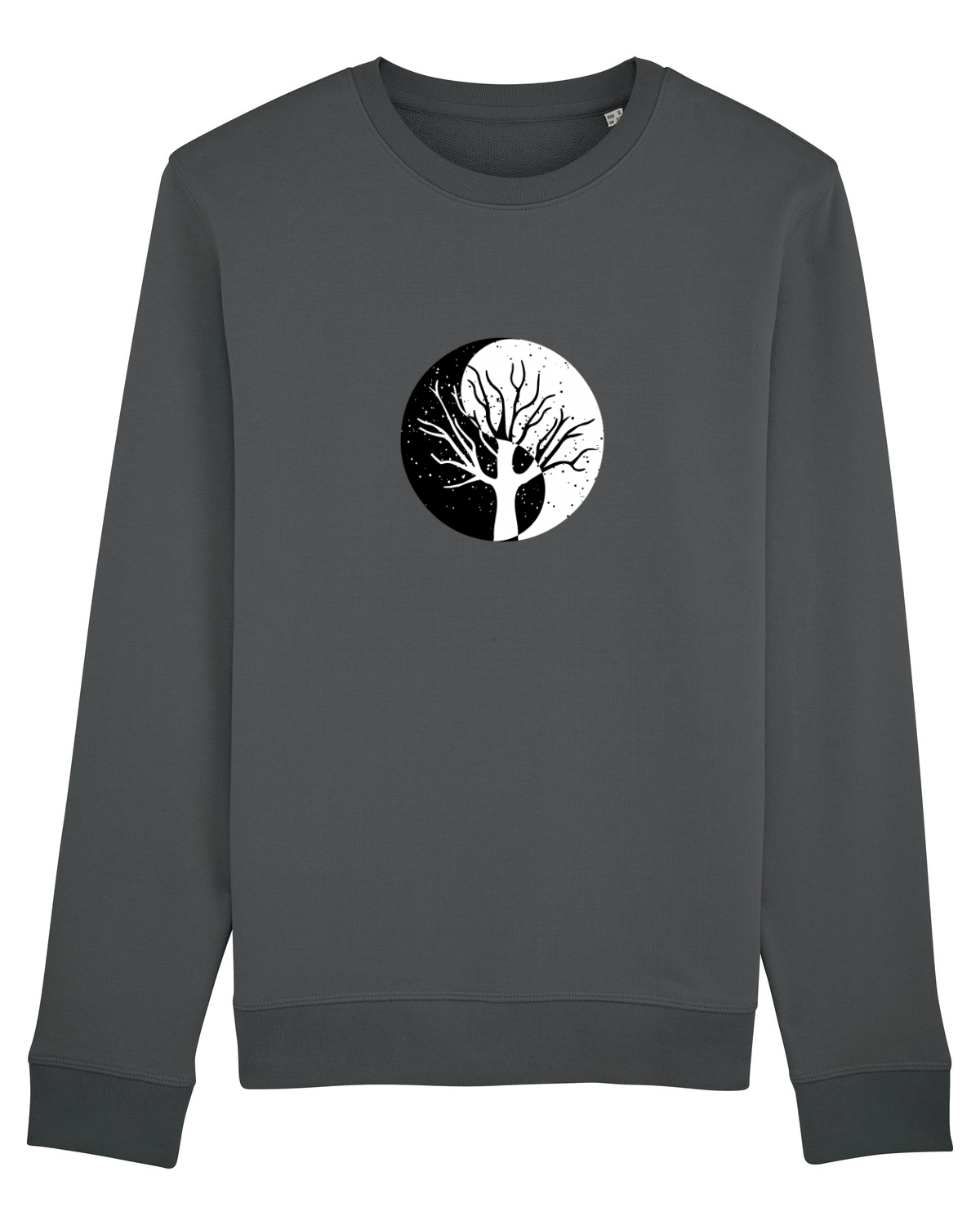 Bluză mânecă lungă Unisex Rise Anthracite