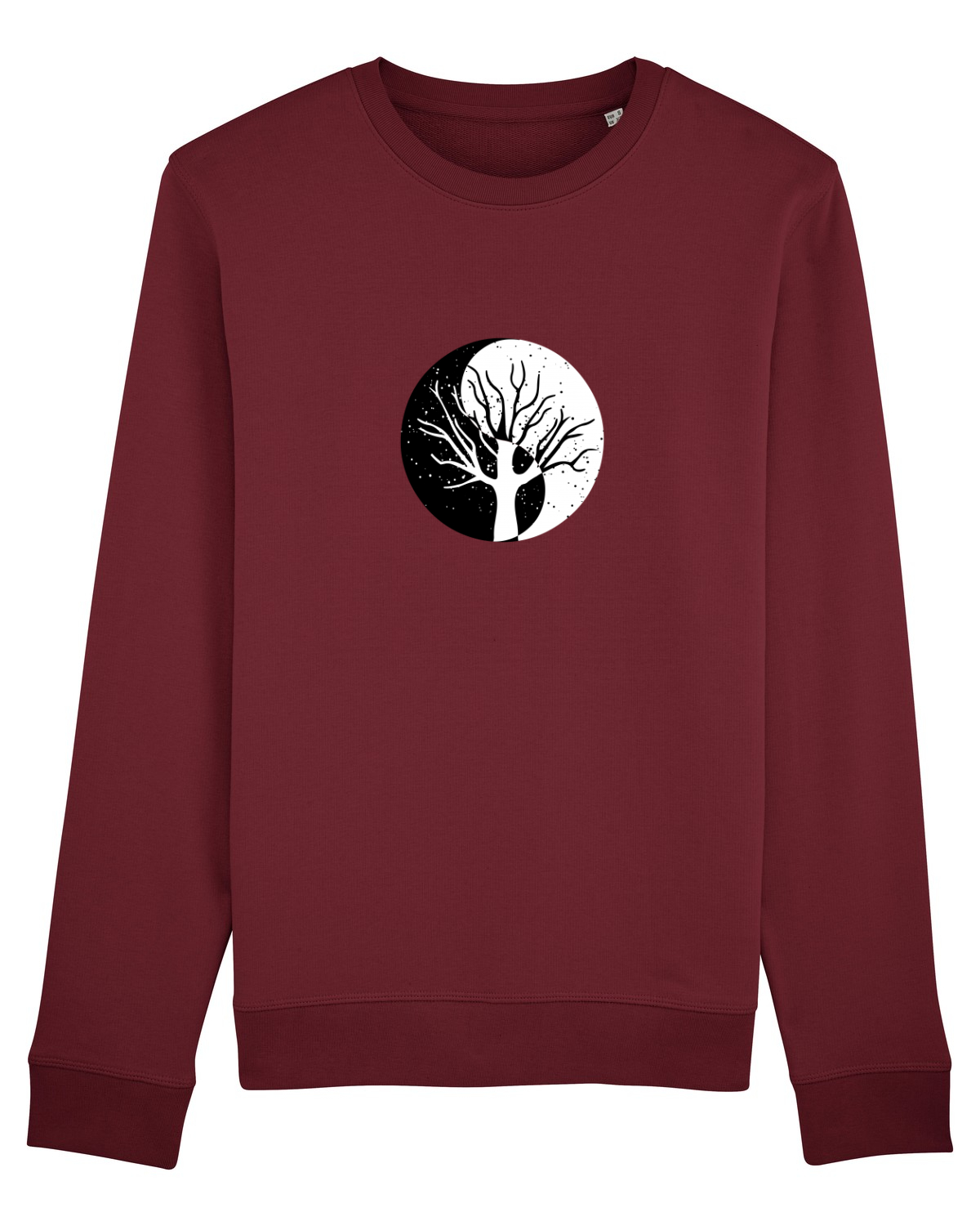 Bluză mânecă lungă Unisex Rise Burgundy