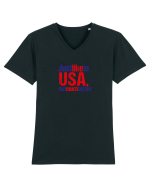 Just like in USA, but much better Tricou mânecă scurtă guler V Bărbat Presenter
