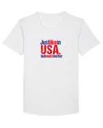 Just like in USA, but much better Tricou mânecă scurtă guler larg Bărbat Skater