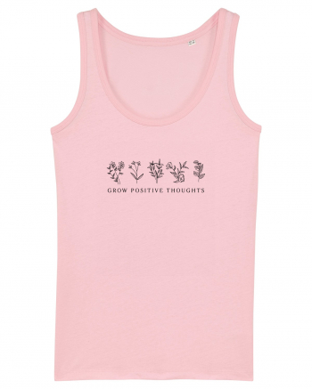 Grow Positive Thoughts Cotton Pink