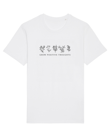 Grow Positive Thoughts White
