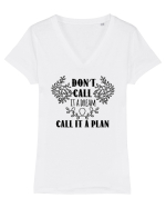 Fii perseverent Tricou mânecă scurtă guler V Damă Evoker