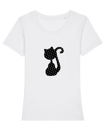 Pisica cu buline White