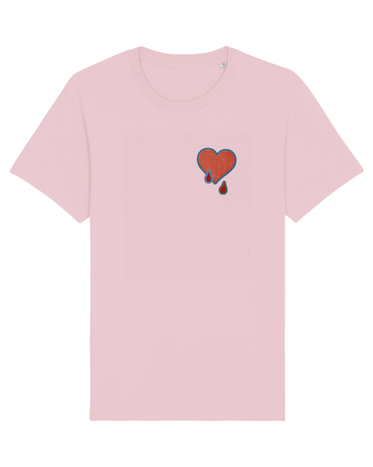 Tricou mânecă scurtă Unisex Rocker Cotton Pink