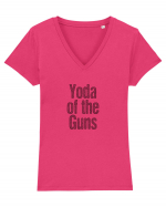 Yoda of the Guns Tricou mânecă scurtă guler V Damă Evoker