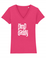 pimp daddy Tricou mânecă scurtă guler V Damă Evoker