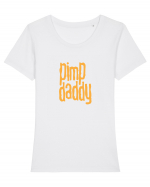 pimp daddy Tricou mânecă scurtă guler larg fitted Damă Expresser